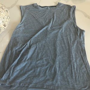 Mens lululemon heather blue muscle tee